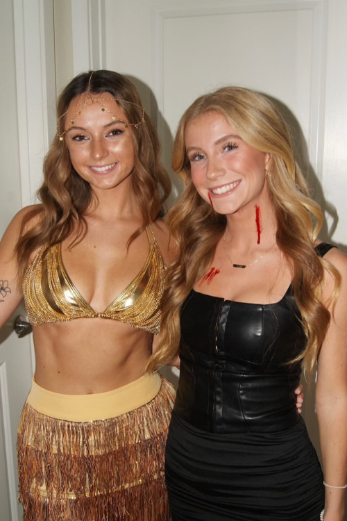25 Best Duo Halloween Costume Inspiration for 2025 1 Greek goddess & vampire