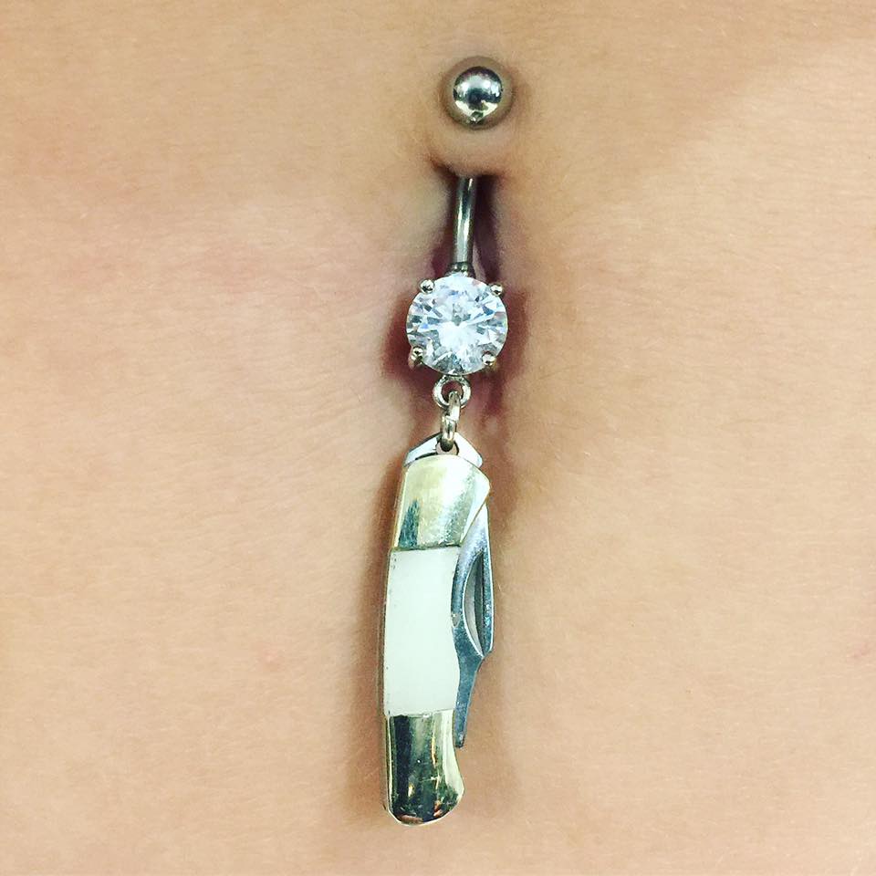 Smart Belly Rings are Real Working knives