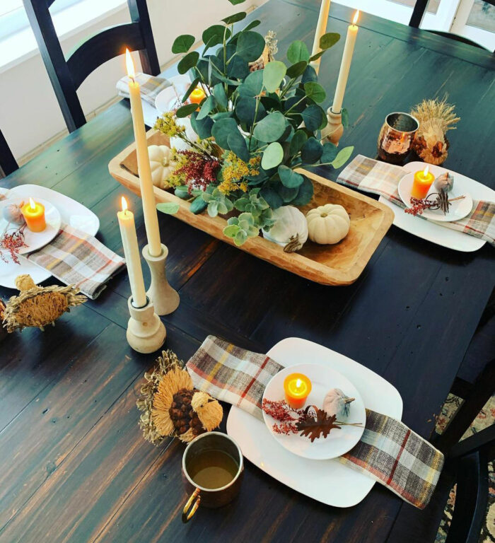 Farmhouse Thanksgiving Decor for Table