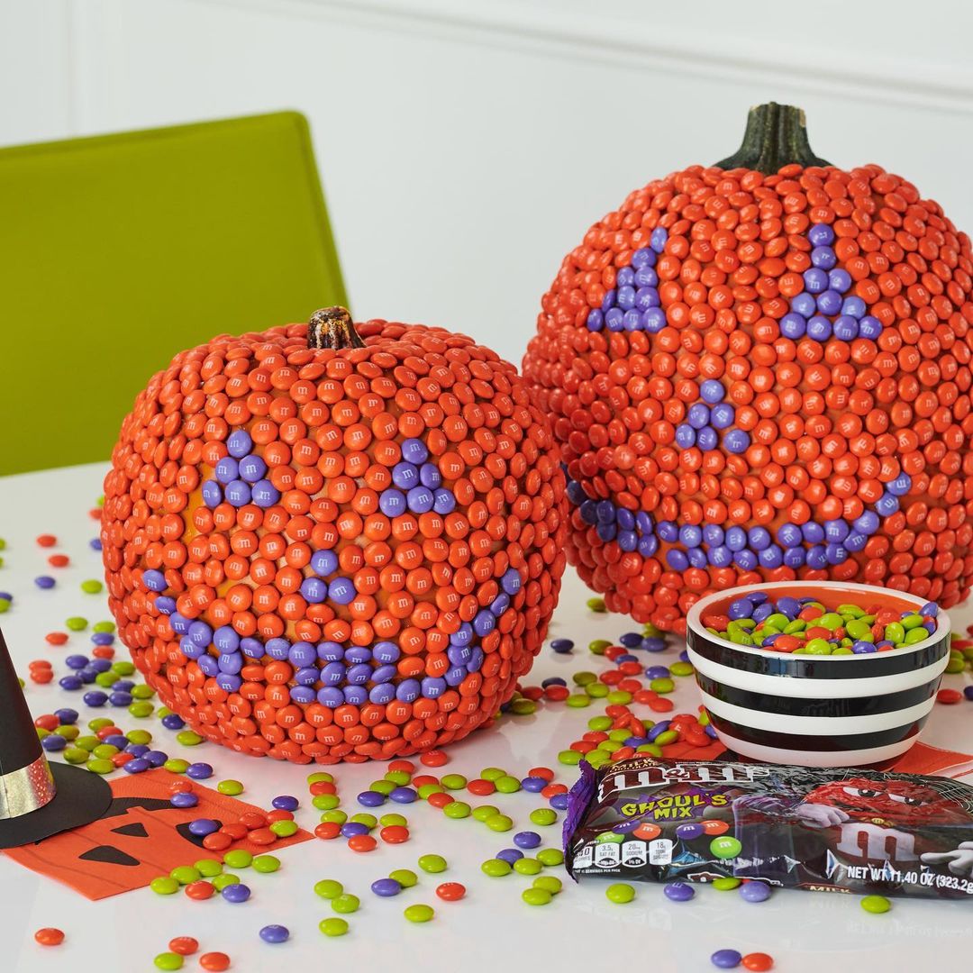 M&M Jack-O’-Lantern Pumpkins