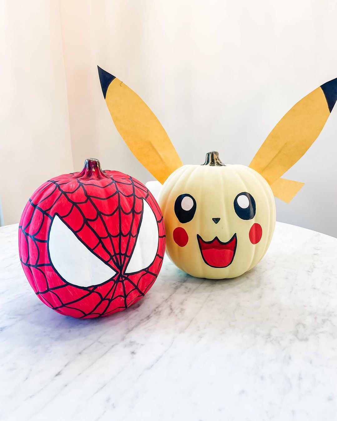 Superhero and Cartoon Character Mini Pumpkins