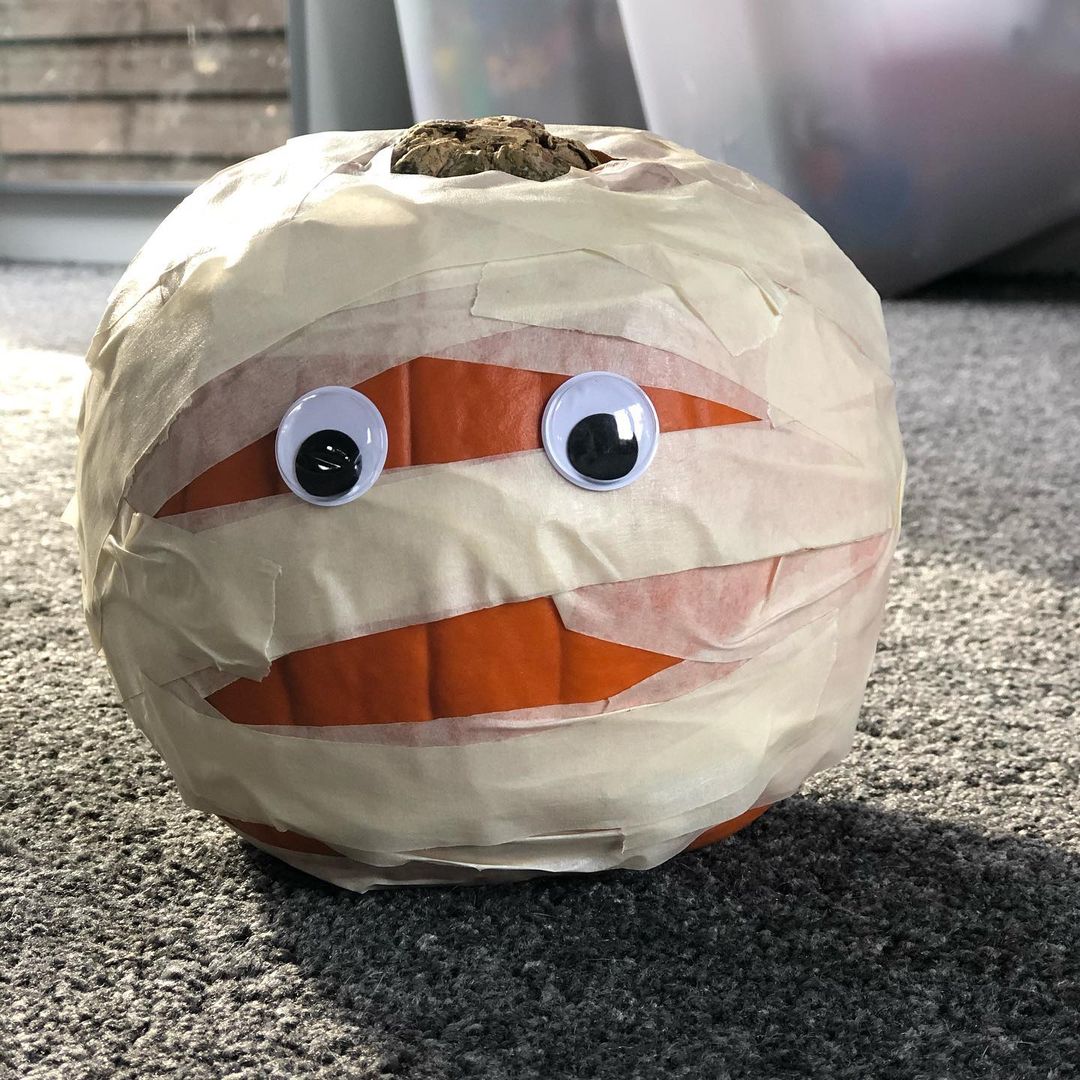 Wrap Your Pumpkin Like a Mummy