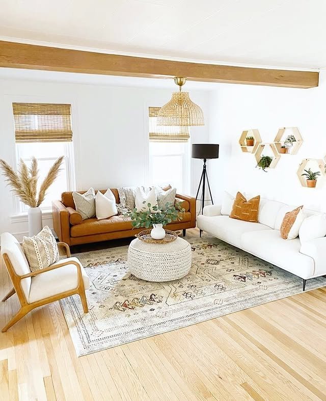 30 Bohemian Living Room Ideas: Unleash Your Free Spirit with Boho Decor! 24 Beachy Vibe