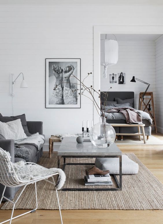 Open-Concept Scandinavian Interior