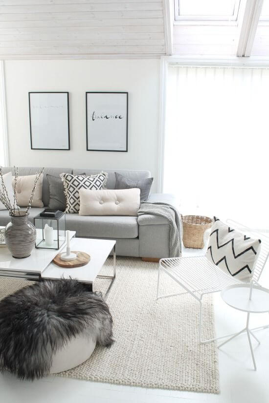 Bright Scandinavian Living Room Inspiration