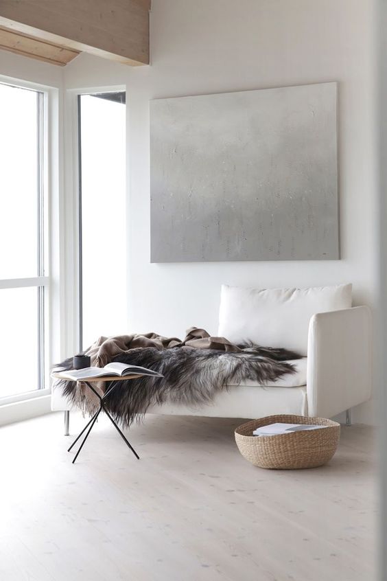 Cozy Scandinavian Corner for Relaxation