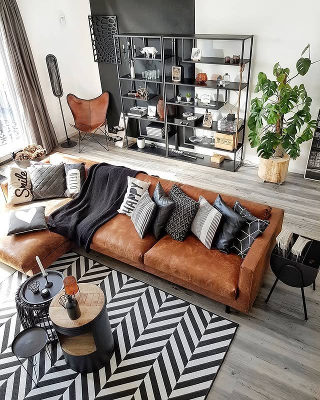 30 Bohemian Living Room Ideas: Unleash Your Free Spirit with Boho Decor! 26 Sophisticated and Rich in Black Tone