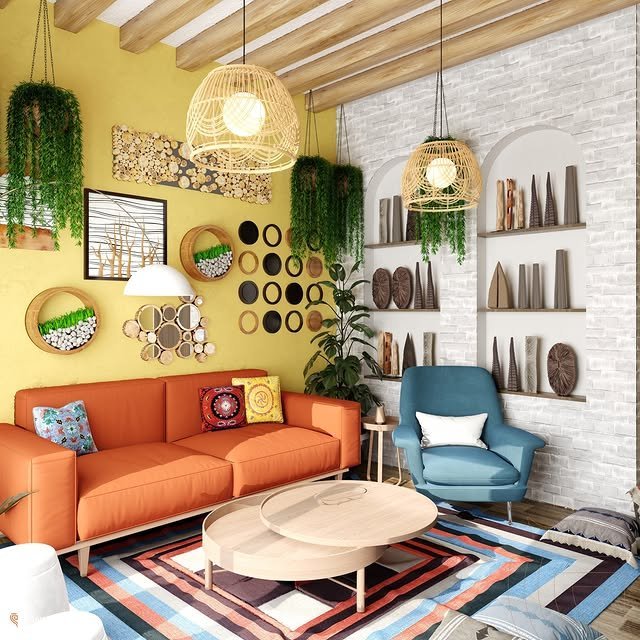 30 Bohemian Living Room Ideas: Unleash Your Free Spirit with Boho Decor! 11 Vibrant Eclectic