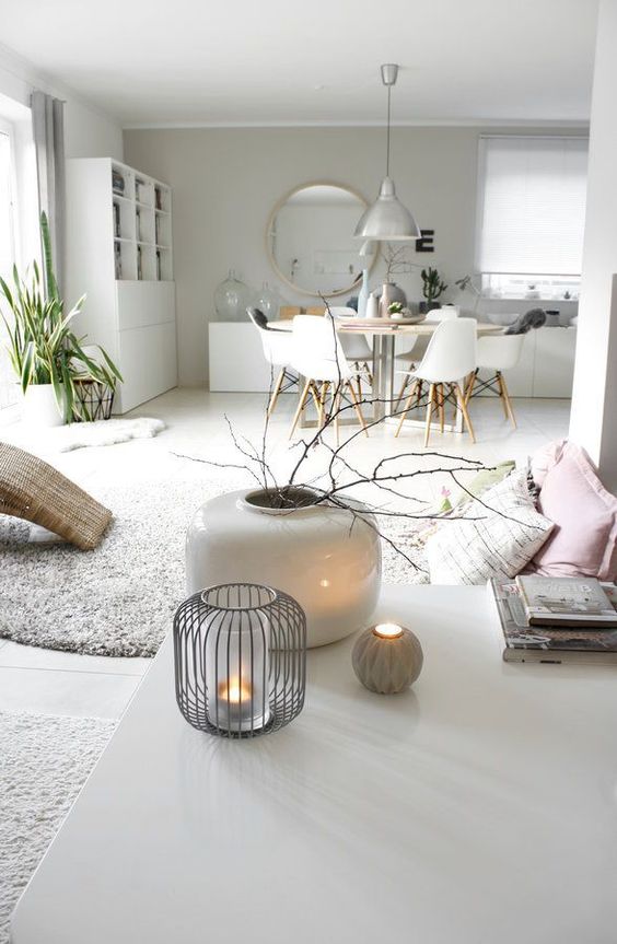 Bright and Airy Scandinavian Living Room Design