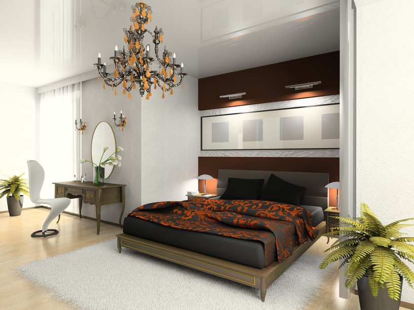 Sophisticated Bedroom Design with Bold Accents