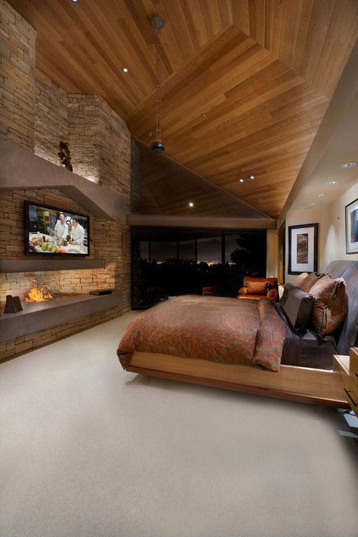 Rustic Bedroom with an Elegant Touch of Nature