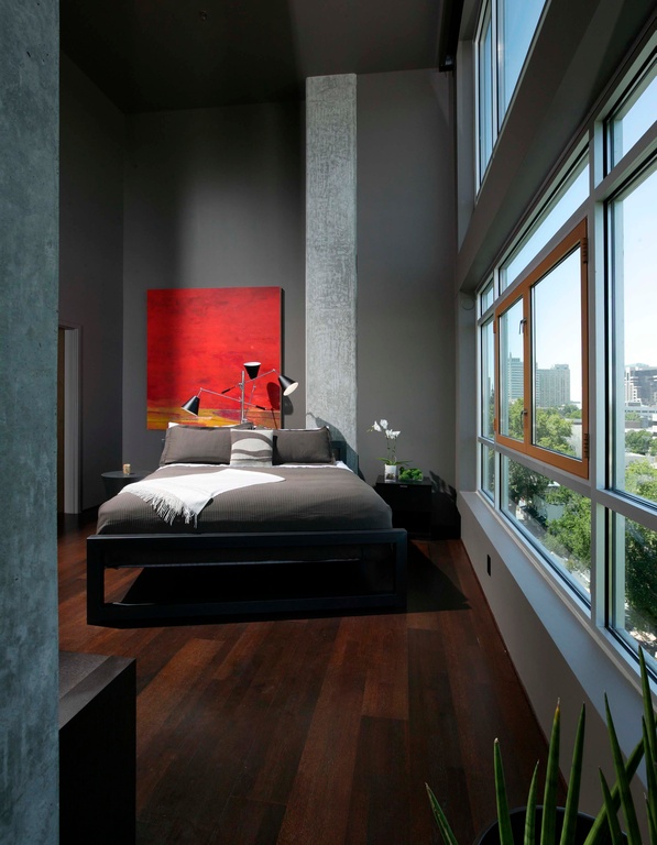 Spacious Bedroom with Urban Vibes and Chic Decor