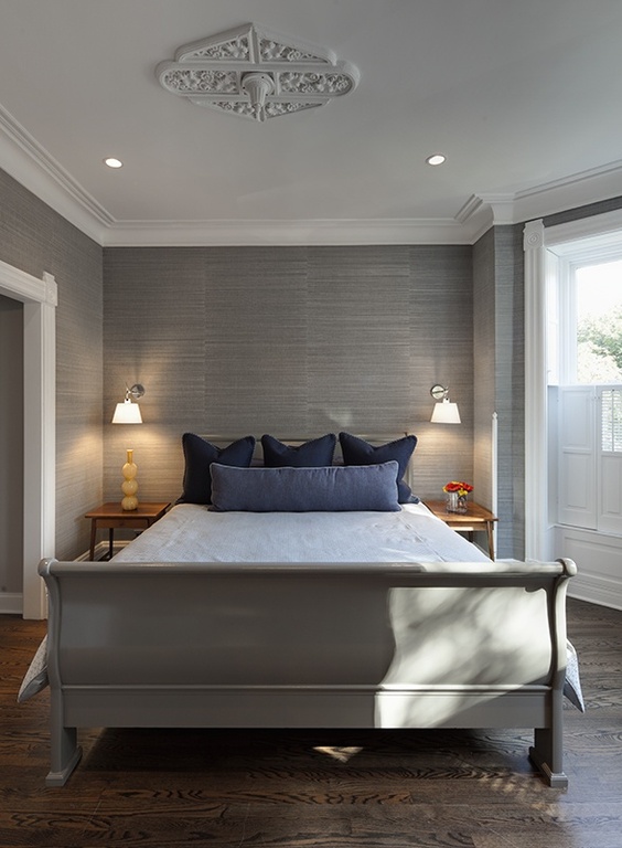 Timeless Bedroom with Soft Blue Accents