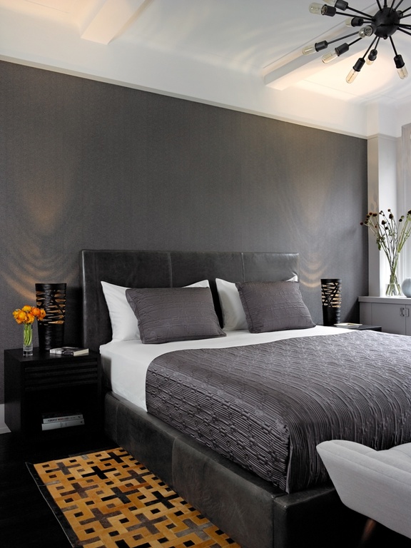 Cozy Modern Bedroom with Textured Bedding and Simple Elegance