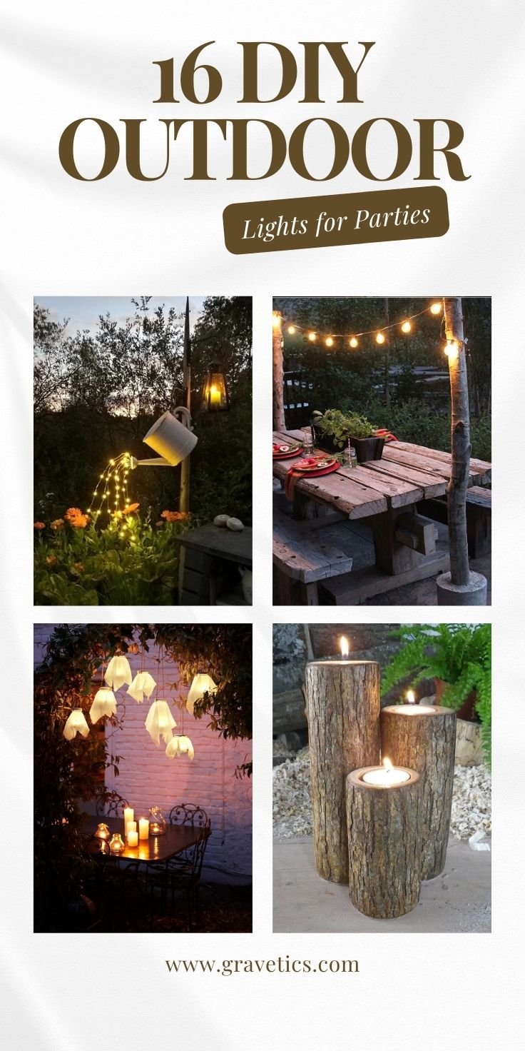 16 DIY Outdoor Lighting for the Best Summer Parties 20 Budget-Friendly DIY Outdoor Lights for Parties