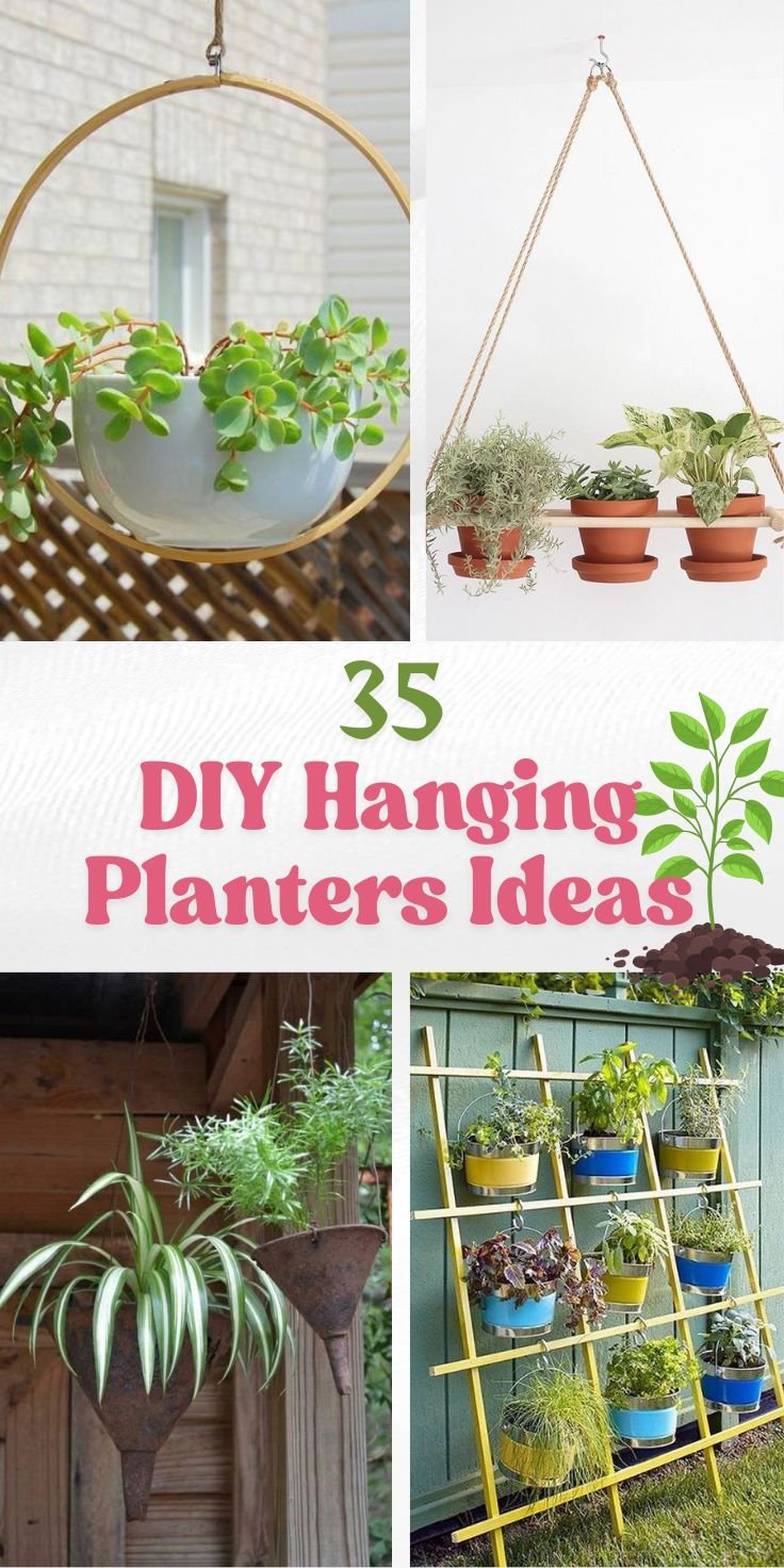 35+ Innovative and Original DIY Hanging Planters Ideas 40 DIY Hanging Planters Ideas