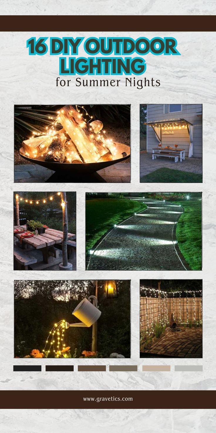 16 DIY Outdoor Lighting for the Best Summer Parties 19 DIY Outdoor Lighting for Summer Nights