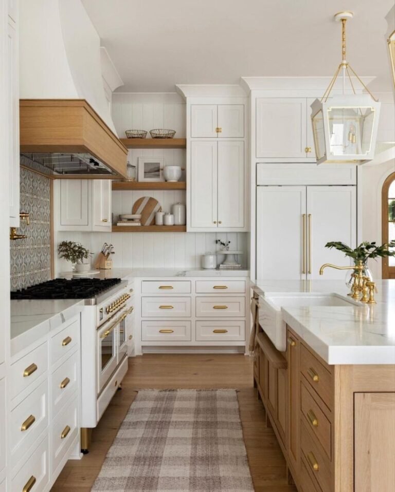 20 White Kitchen Cabinets: Ideas to Transform Your Kitchen 20 Rustic and Wooden Accents