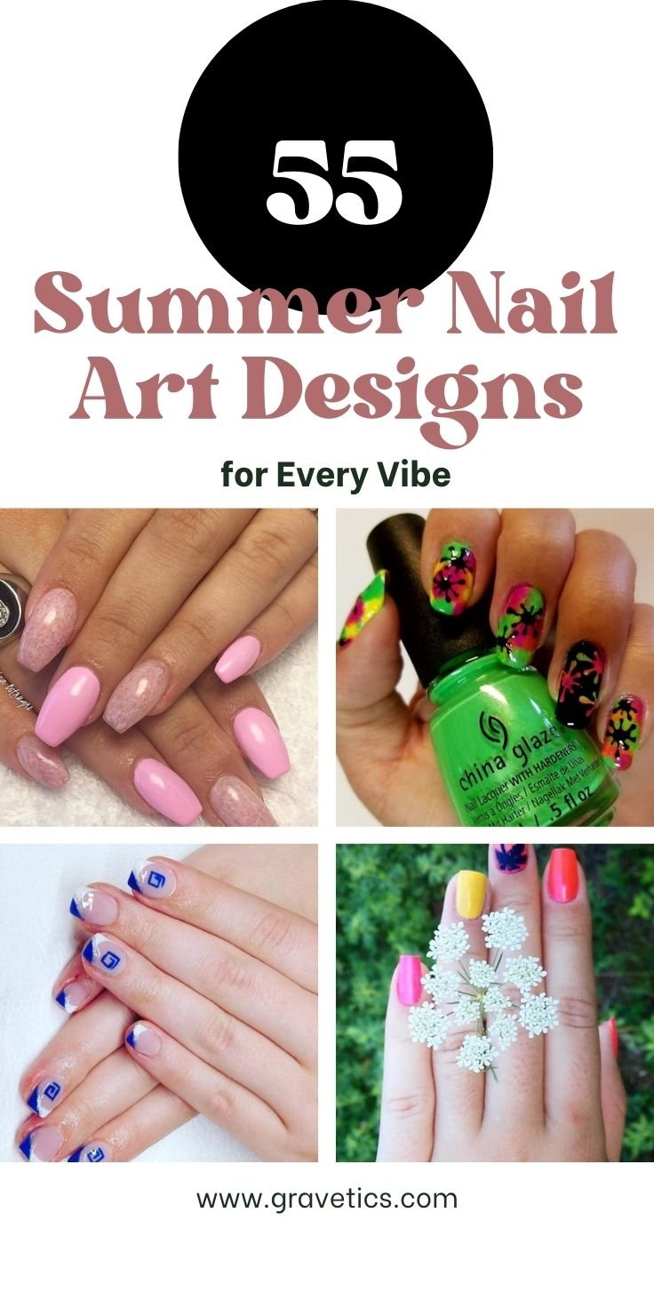 55 Best Summer Nail Art Designs - Tips and Ideas 60