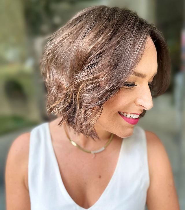 Beachy Layered Bob