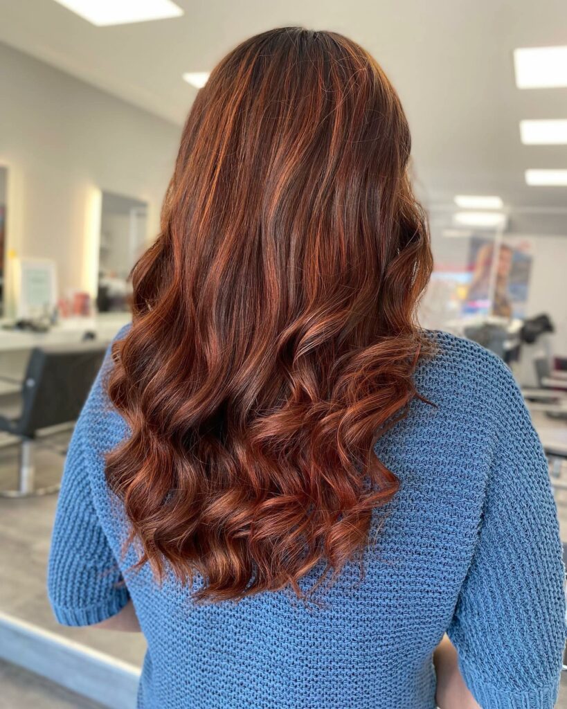 Brunette Hair, Copper Flair