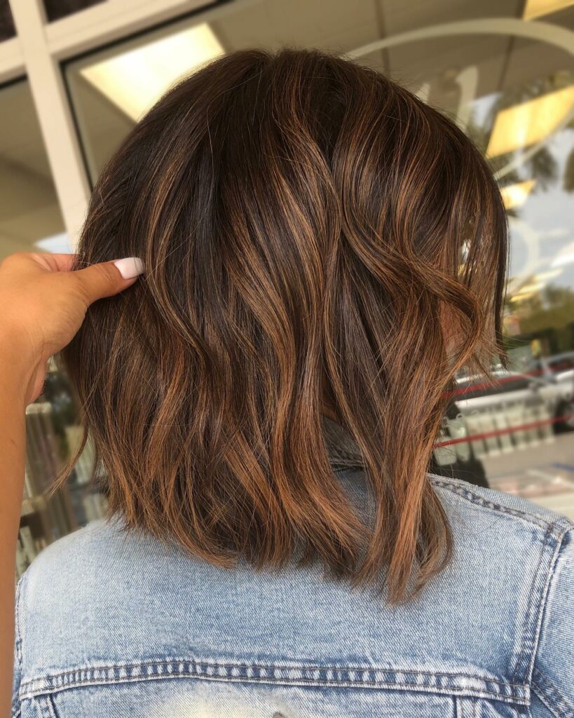 Copper Balayage for Brunettes