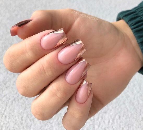 Glamorously Chic French tips