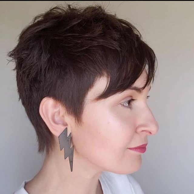 Layered Undercut Pixie