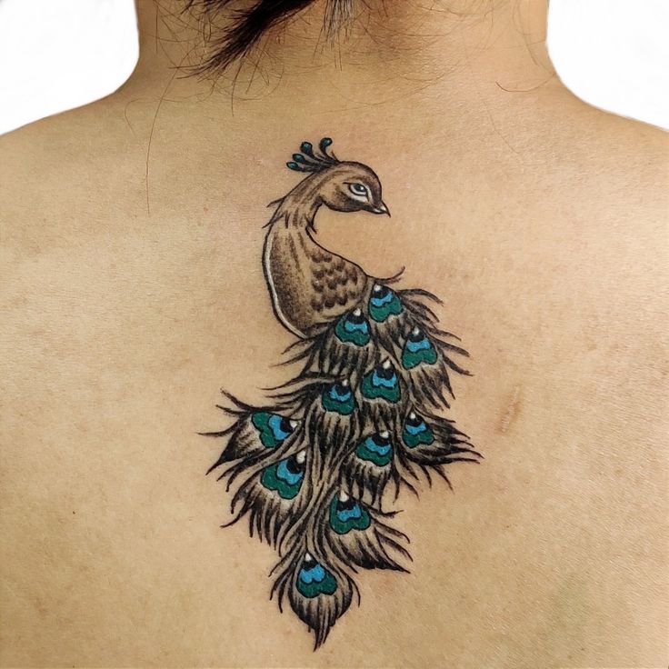 Peacock Tattoo for girl