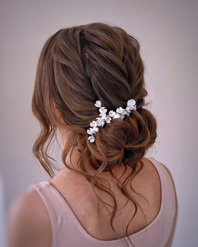 Romantic Loose Braided Updo