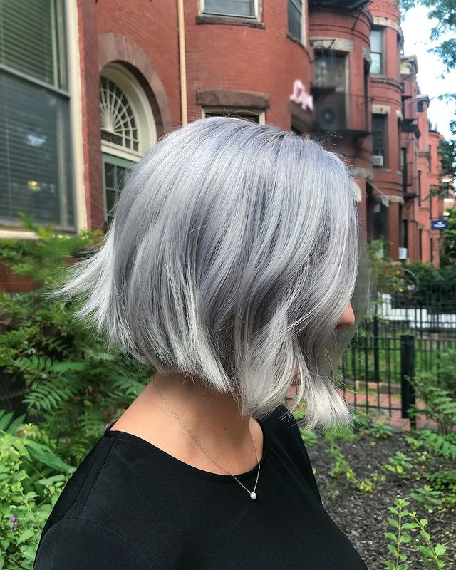 Soft A-Line Silver Bob