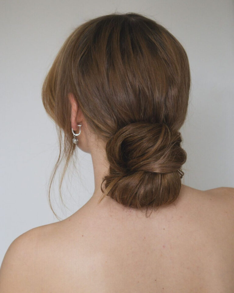 The Effortless Messy Low Bun