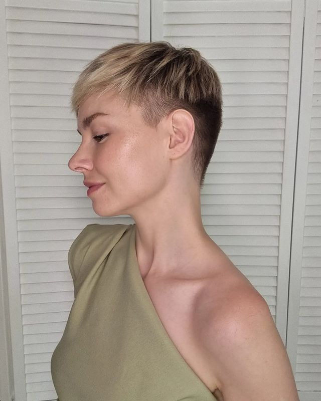 Undercut Pixie with Soft Fringe