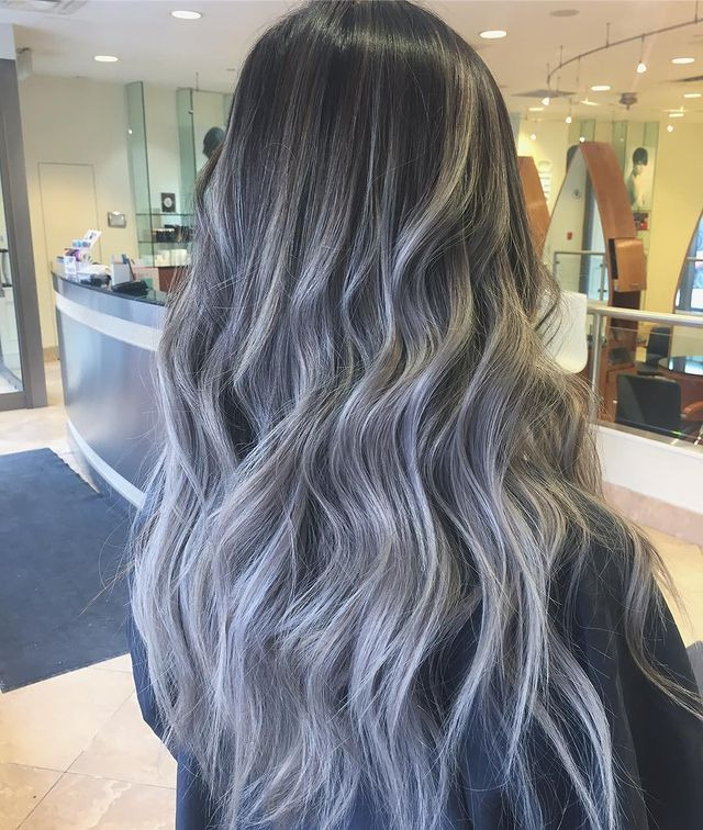 Warm Gray Balayage