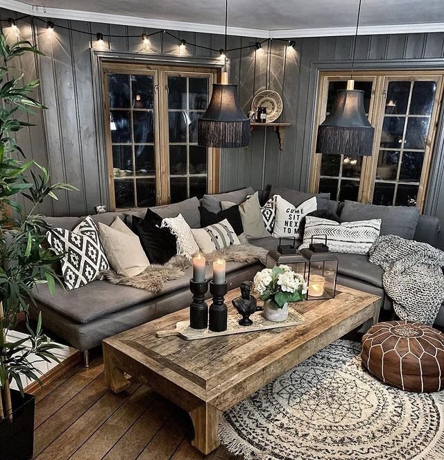 Gray Boho