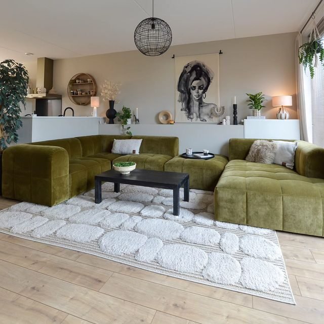 20 Modern Green Living Room Ideas: Sleek & Inviting Designs 5 Army Green