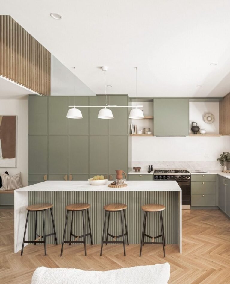 20 Modern Sage Green Kitchen Ideas: Sleek & Calming Designs 7 Bitter Sage