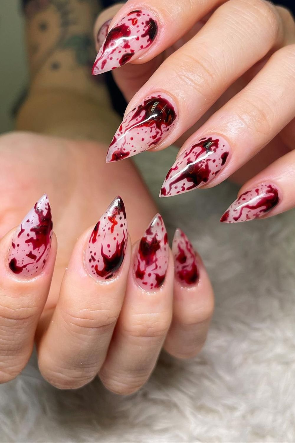 Blood Splatter Stilettos