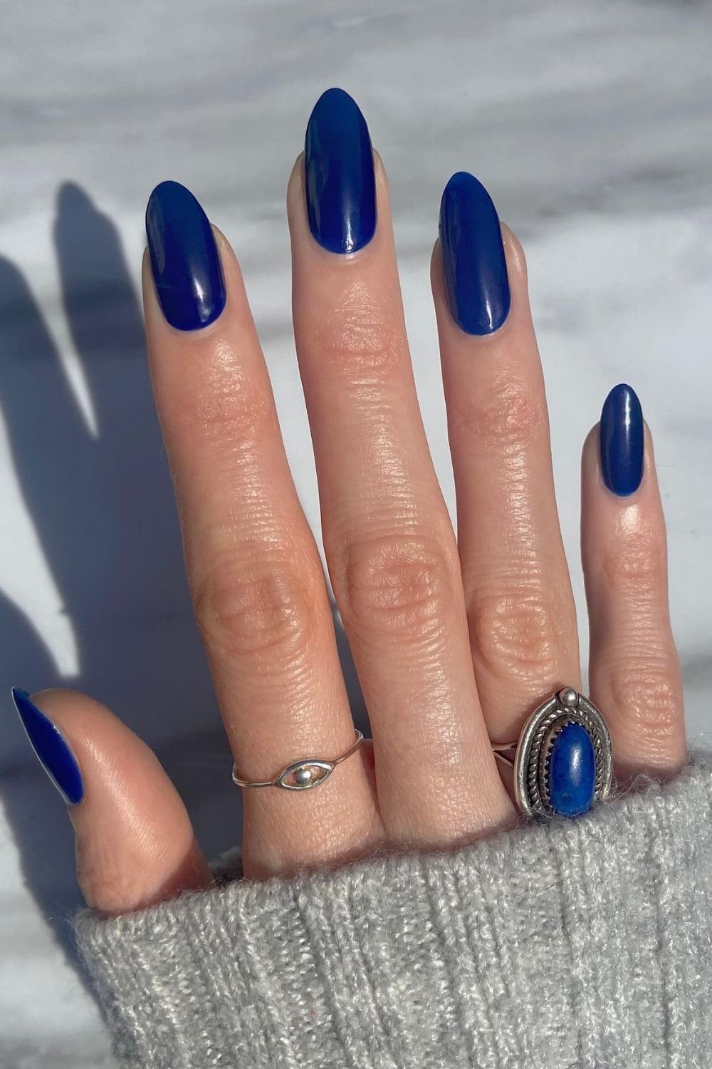 25 Stunning Royal Blue Nail Designs You’ll Want Right Now 7 Bold Royal Blue Nails