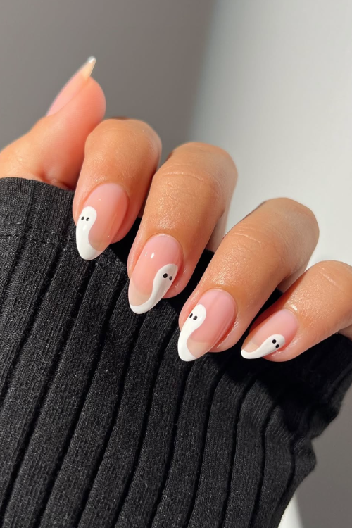 30 Halloween Nail Art Ideas 2025 for a Hauntingly Good Look 16 Boo-tiful Frenchies