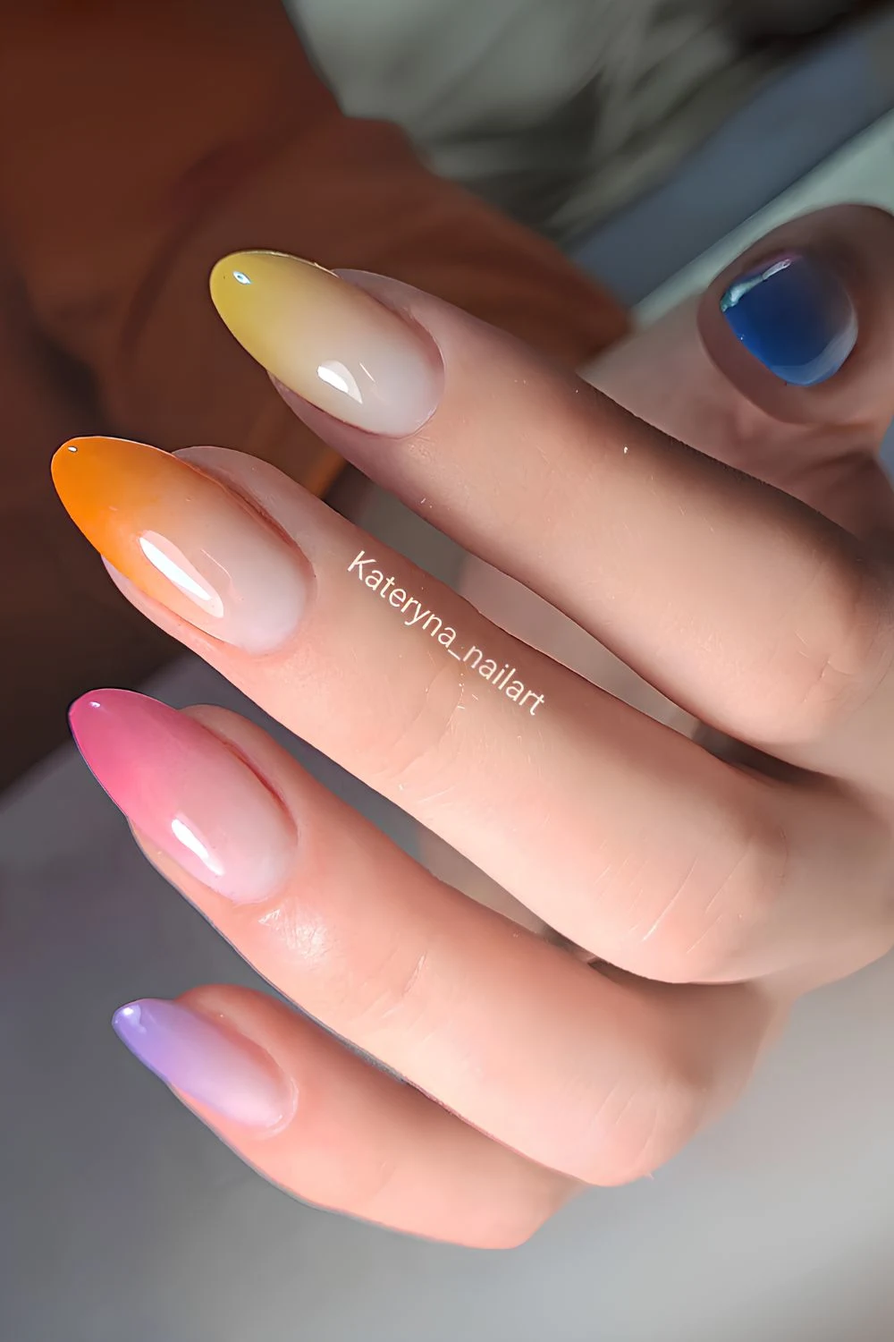 25 Cute and Colorful French Tip Nails to Copy Now 21