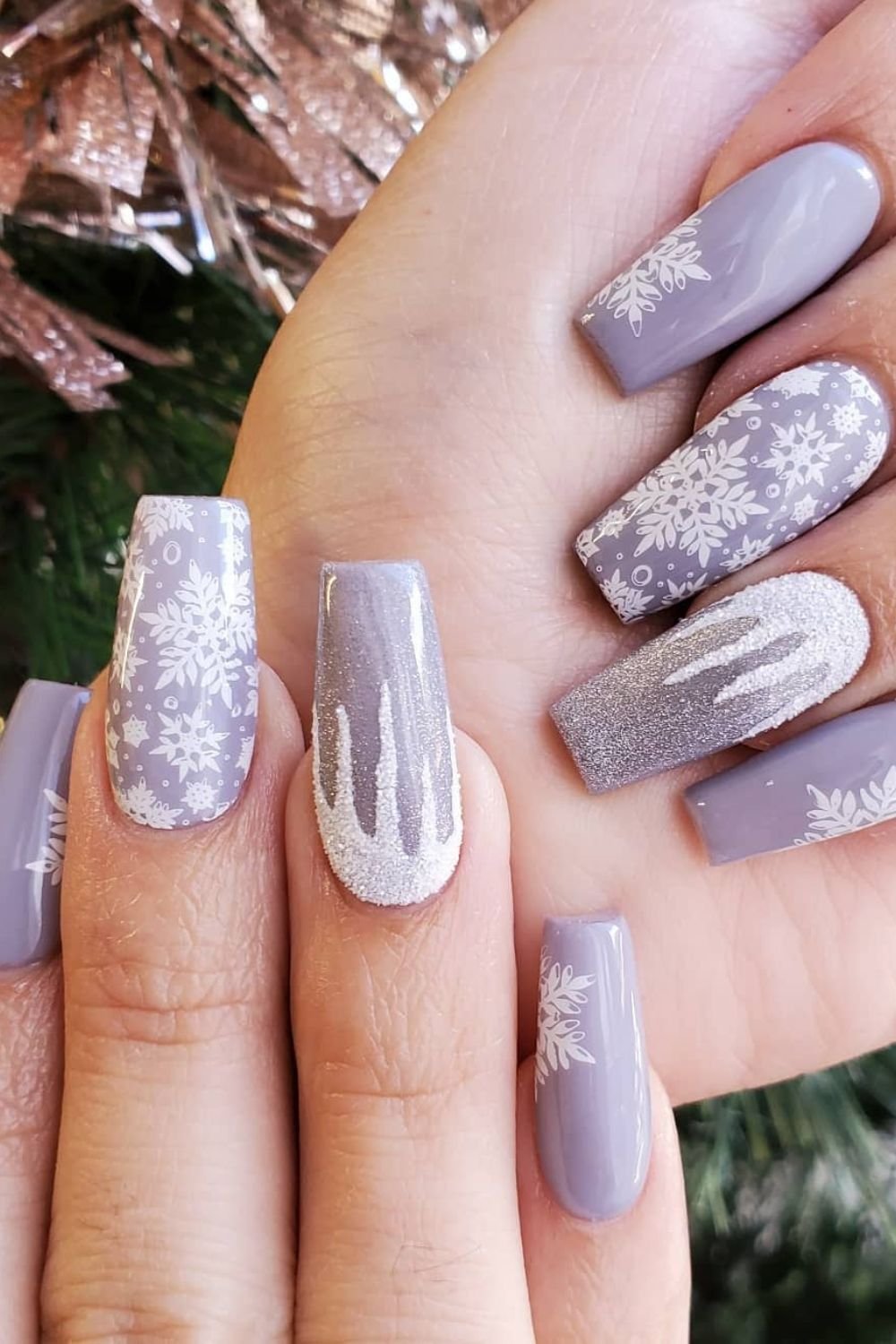 Frosted Lavender Elegance