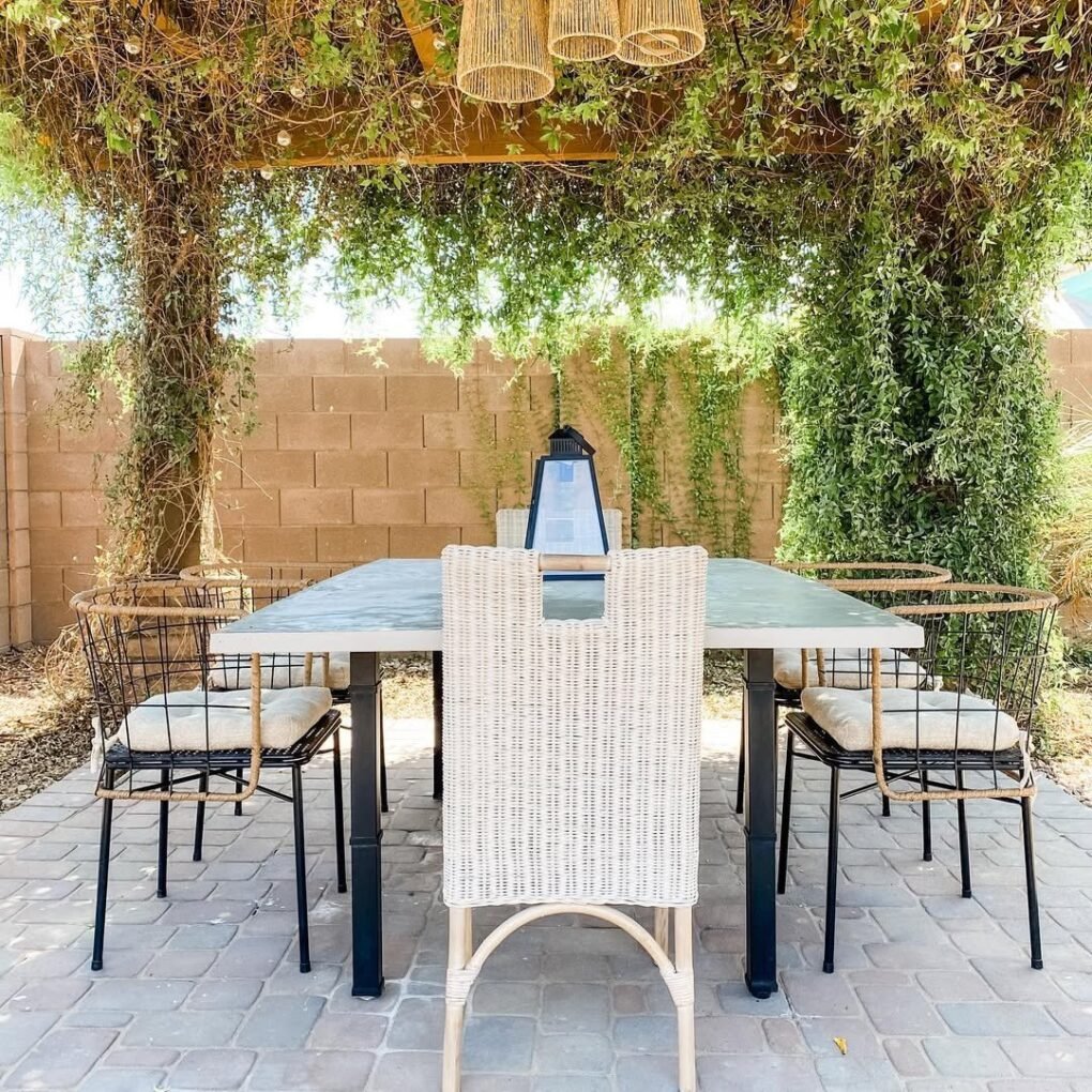 15 Patio Dining Ideas: Perfect Solutions for Cozy Outdoor Meals 4 Garden Canopy Escape