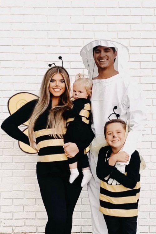Top 50 Family Halloween Costumes for 2025: Creative Ideas for Every Crew 26 Honey bees & bee keeper