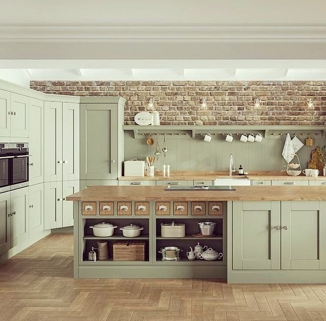 20 Modern Sage Green Kitchen Ideas: Sleek & Calming Designs 8 Industrial Sage