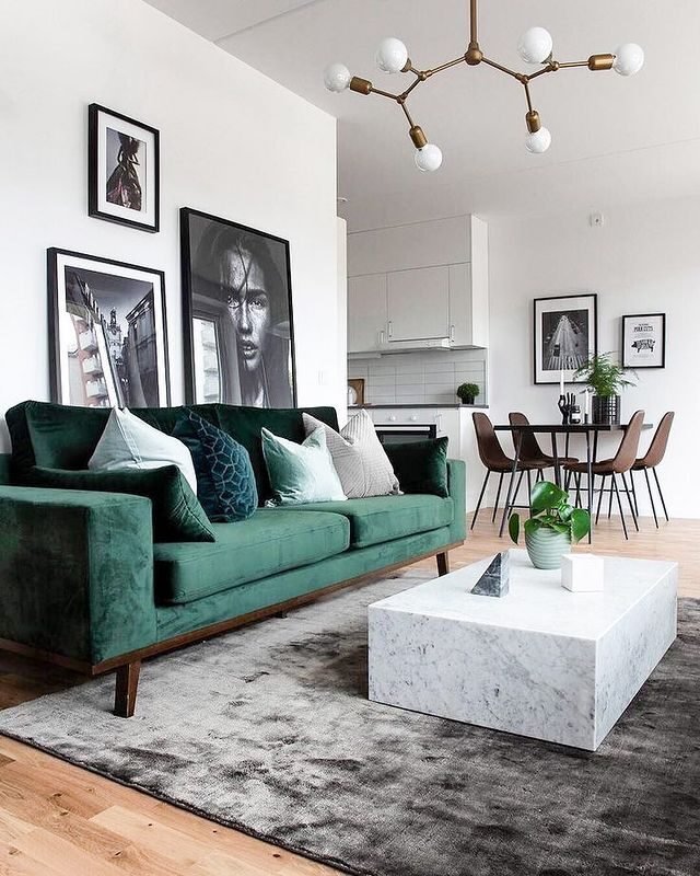 20 Modern Green Living Room Ideas: Sleek & Inviting Designs 19 Juniper Green