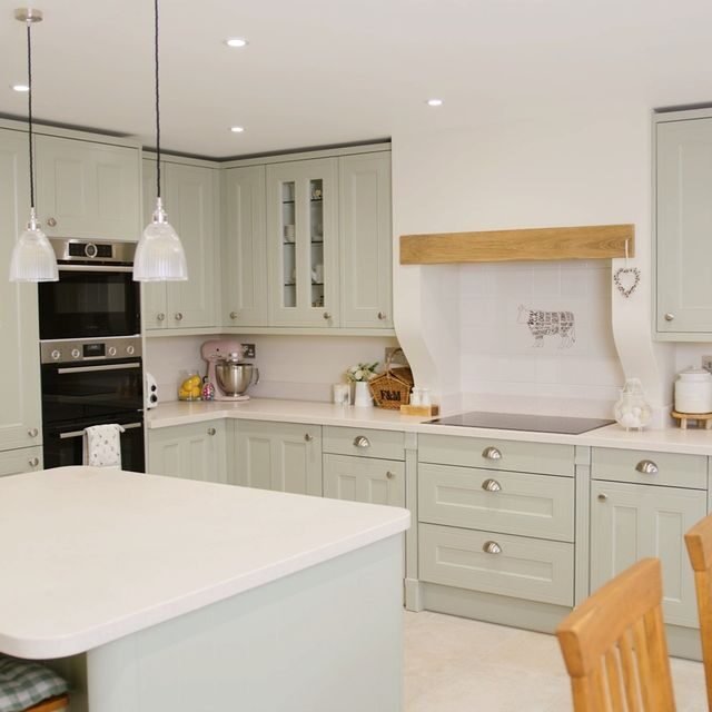 20 Modern Sage Green Kitchen Ideas: Sleek & Calming Designs 1 Light Shade of Sage