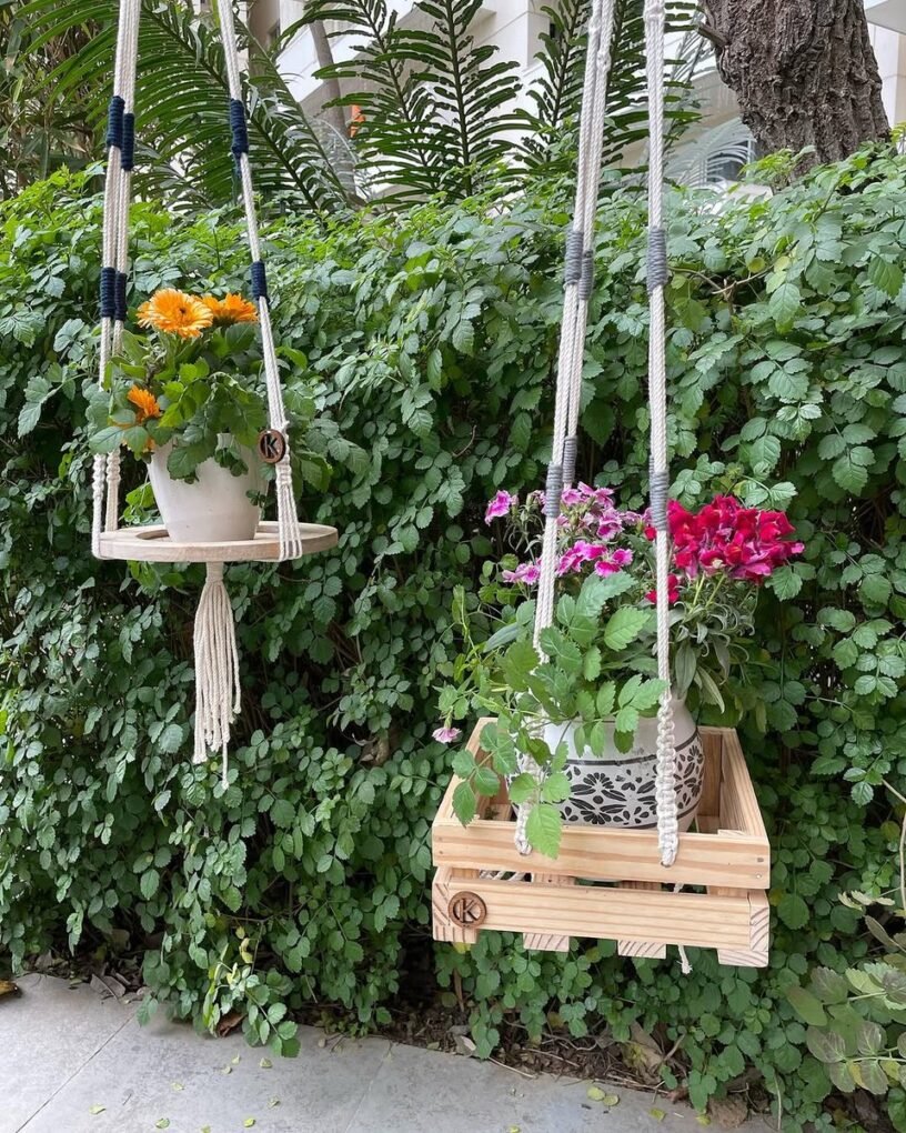 20 Garden Decor Ideas to Beautify Your Outdoor Space 13 Macramé Plant Hangers