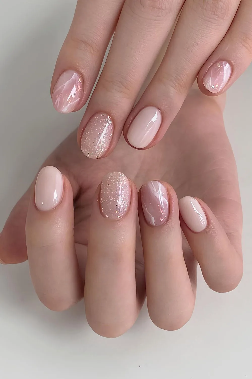 25 Elegant Neutral Nail Ideas for a Sophisticated Look 8 Marble Mani