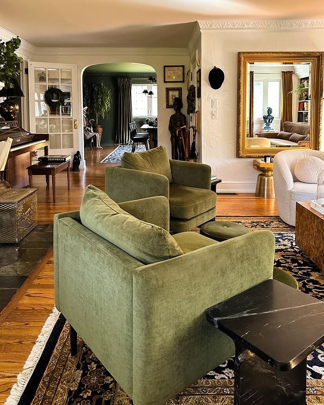 20 Modern Green Living Room Ideas: Sleek & Inviting Designs 8 Pickle Green